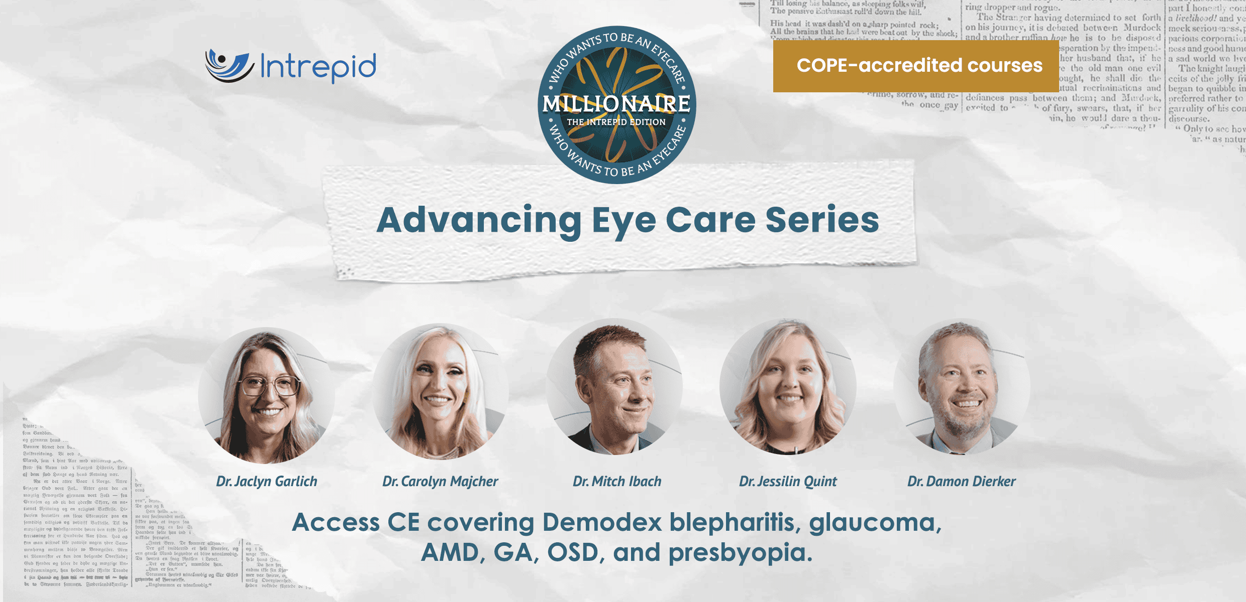 Advancing Eye Care Education: Free CE Courses With Experts at Intrepid Eye Society