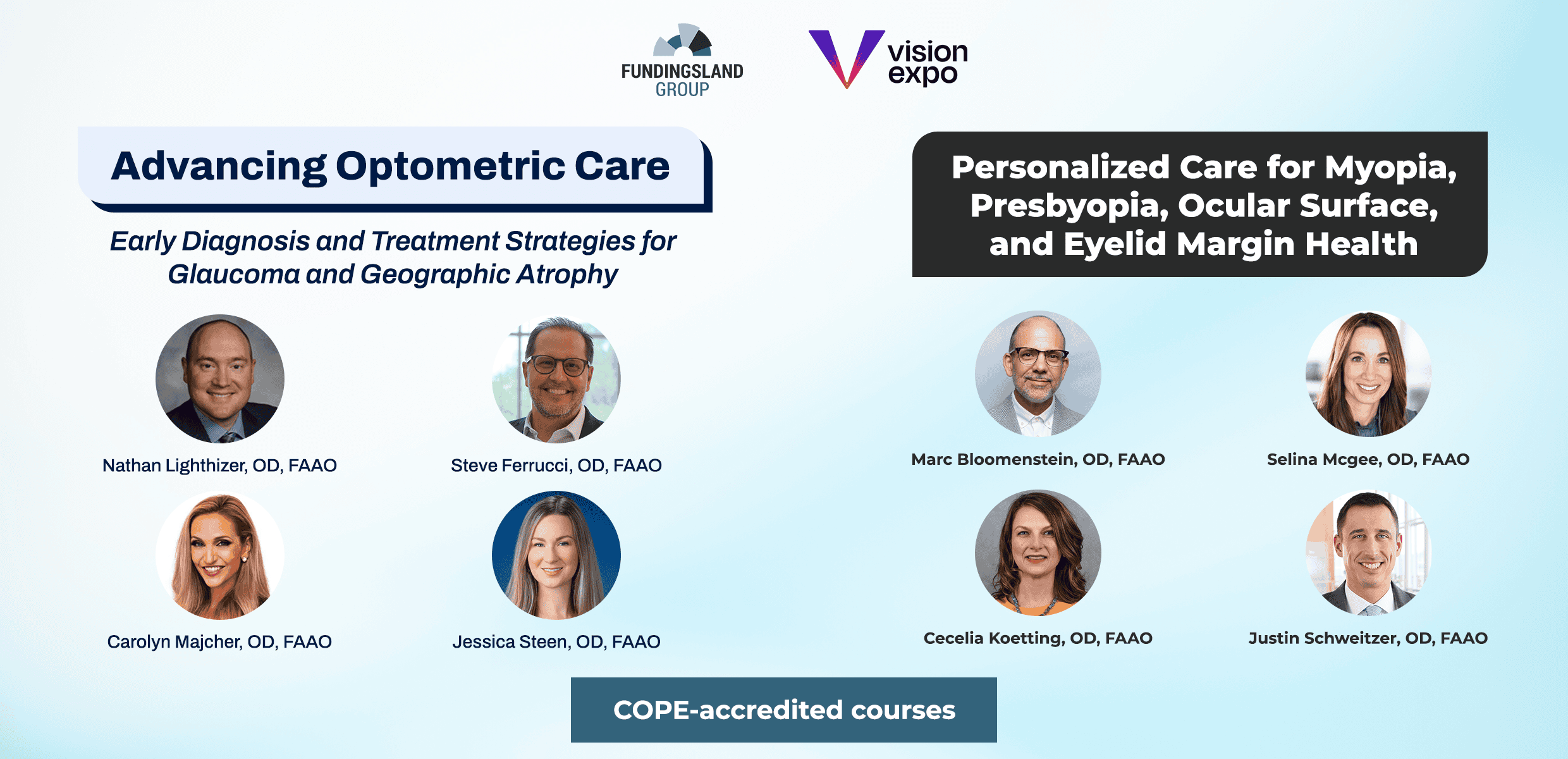 Vision Expo Education Spotlight: New Courses on Glaucoma, Geographic Atrophy, and Personalized Eye Care