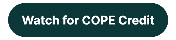 Watch for COPE Credit